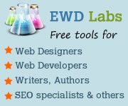 FREE tools for Web Designers, Web Developers, Authors, Writers, SEO specialists and others!